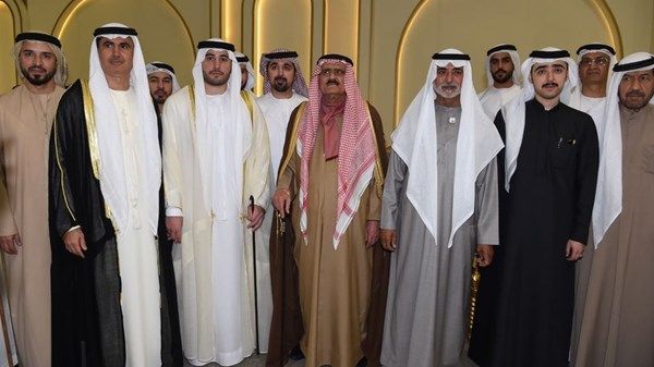 نهيان بن مبارك يحضر أفراح السويدي والمهيري بالشارقة