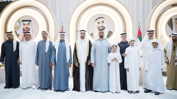 سيف بن زايد وحامد بن زايد يحضران أفراح المزروعي