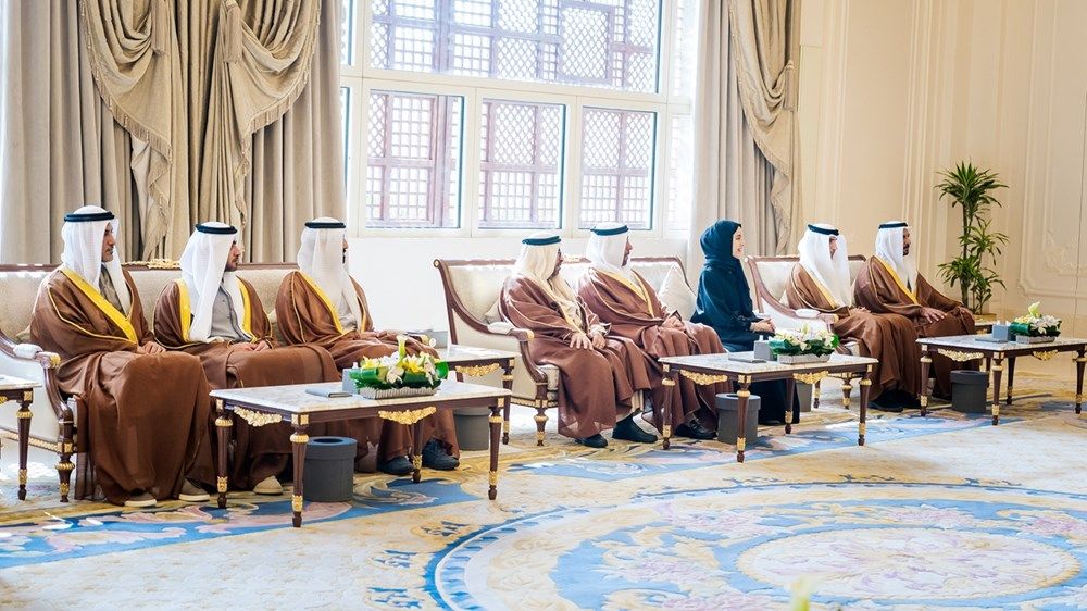 ولي عهد الكويت يستقبل عبد الله بن زايد