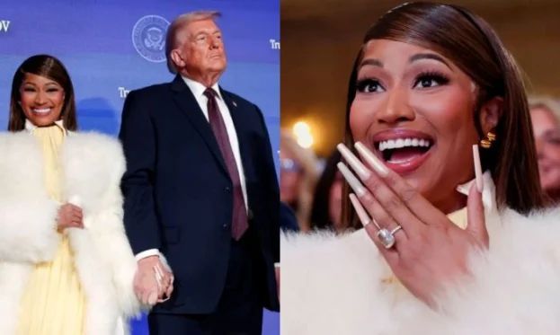 بالصور- نيكي ميناج تُعلن انحيازها الكامل لدونالد ترامب … والرّئيس يُعجب بأظافرها