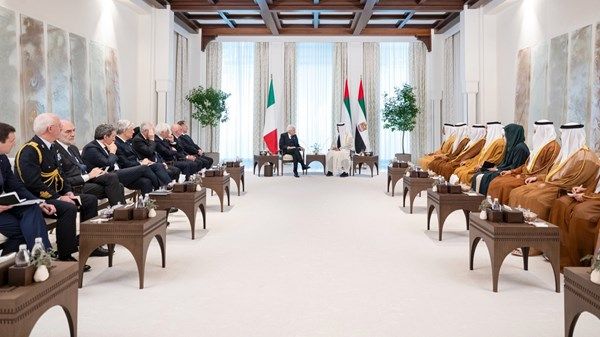 رئيس الدولة: شراكة استراتيجية مثمرة بين الإمارات وإيطاليا