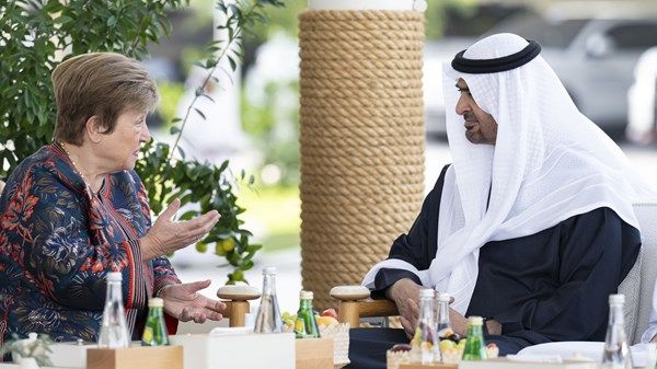 رئيس الدولة يستقبل مديرة صندوق النقد الدولي