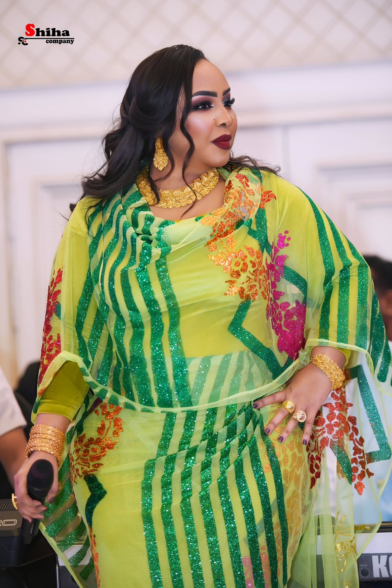 شاهد بالفيديو.. ردت عليه امام الجميع (لالا) السلطانة هدى عربي تحرج احد حيران شيخ الامين وترفض له طلباً أثناء تقديمها وصلة غنائية والجمهور يكشف السبب!!!