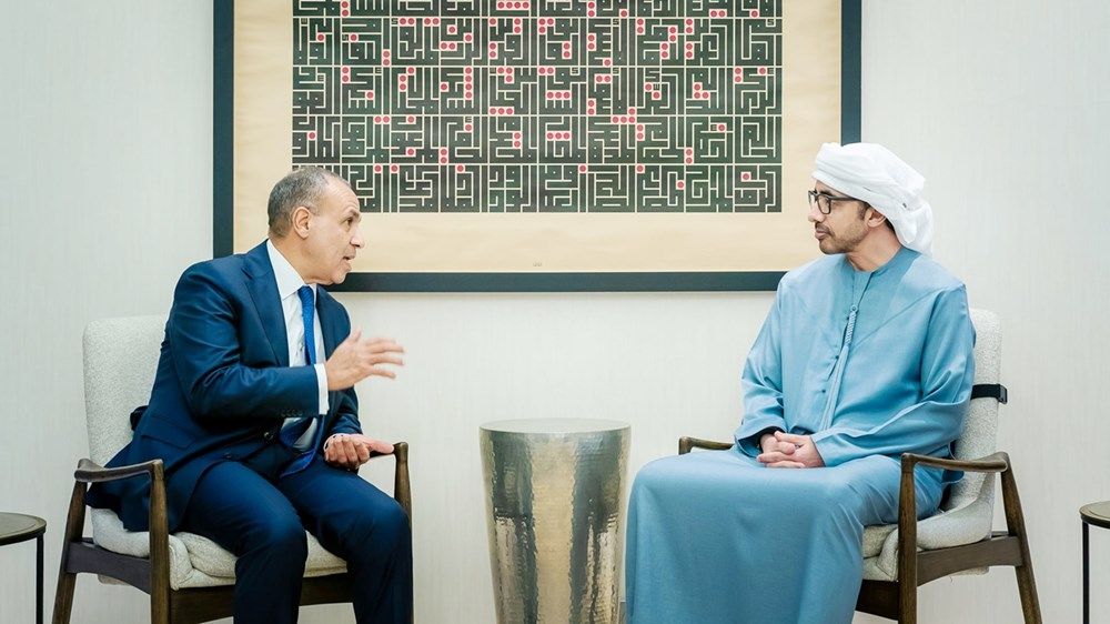 عبدالله بن زايد يستقبل وزير الخارجية والهجرة المصري