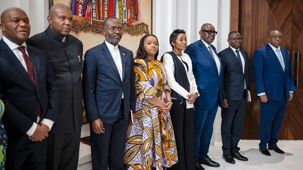 رئيس الدولة ورئيس جمهورية الكونغو الديمقراطية يشهدان توقيع اتفاقية الشراكة الاقتصادية الشاملة بين البلدين