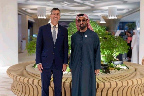 طحنون بن زايد يبحث مع رئيس جمهورية الباراغواي تعزيز العلاقات الثنائية