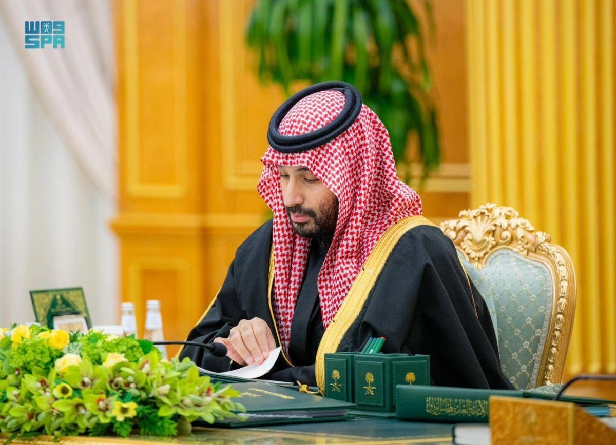 ولي العهد يرأس جلسة مجلس الوزراء في الرياض
