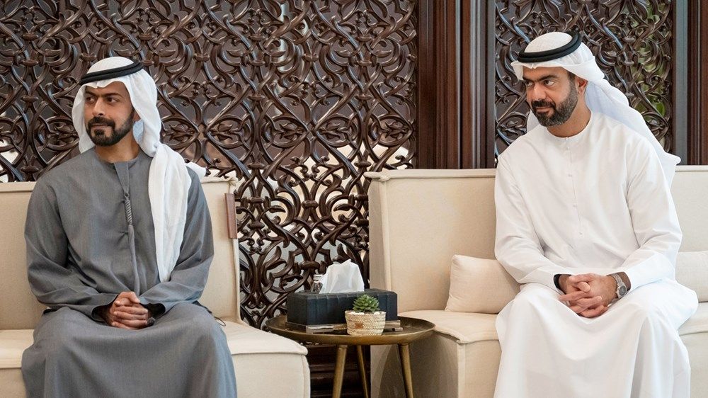 خالد بن محمد بن زايد يستقبل مدير عام منظمة الأمم المتحدة للتربية والعلم والثقافة «اليونسكو»