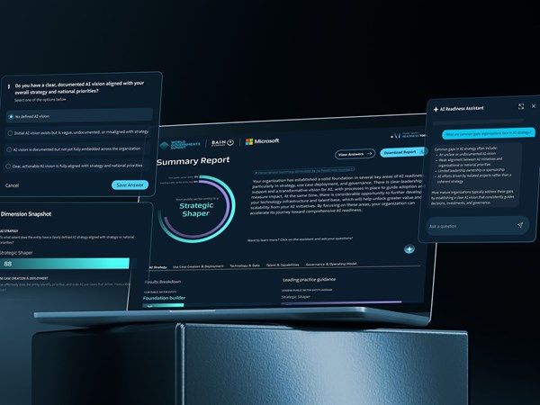 القمة العالمية للحكومات تشهد إطلاق أداة جاهزية الذكاء الاصطناعي بالتعاون مع "بين آند كومباني"