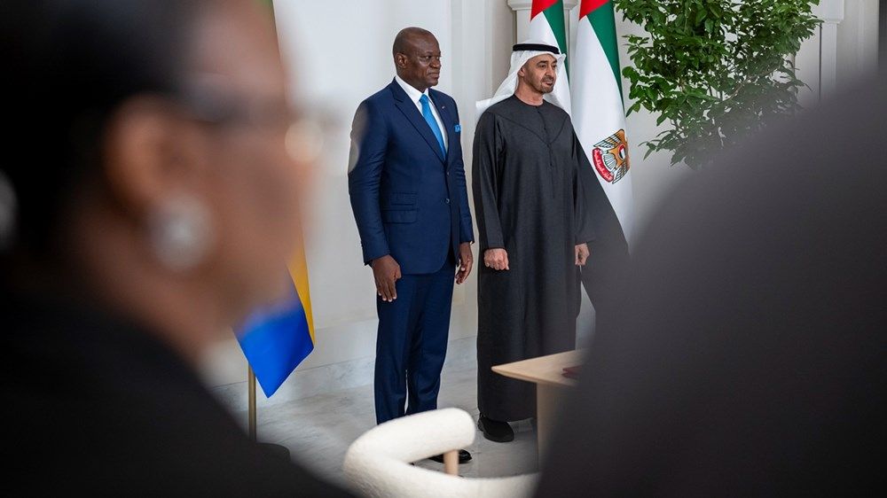 رئيس الدولة ورئيس الغابون يشهدان مراسم توقيع اتفاقية شراكة اقتصادية شاملة بين البلدين