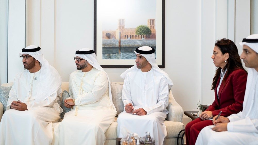 رئيس الدولة والمستشار الألماني يبحثان علاقات التعاون ويشهدان إعلان مذكرات تفاهم