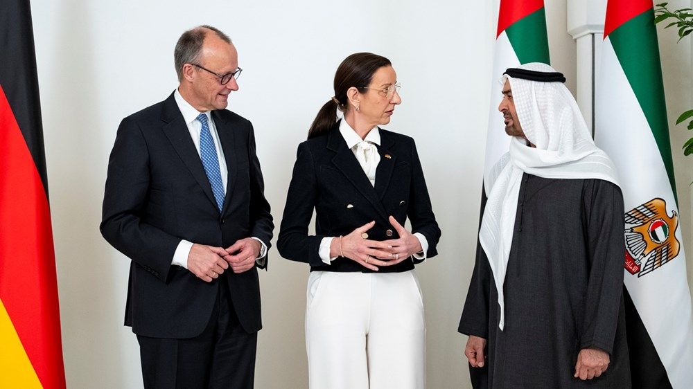 رئيس الدولة والمستشار الألماني يبحثان علاقات التعاون ويشهدان إعلان مذكرات تفاهم