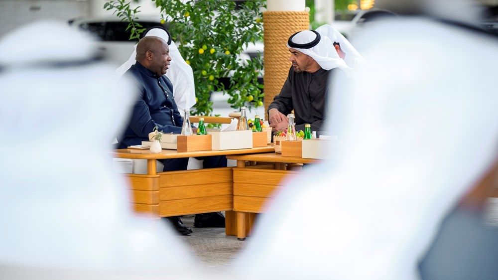 رئيس الدولة يستقبل رئيس بوروندي