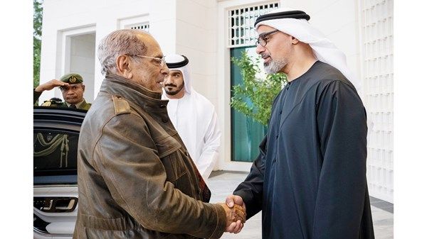 خالد بن محمد بن زايد يلتقي رئيس جمهورية تيمور الشرقية الديمقراطية