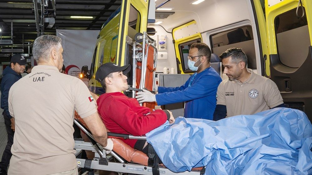 المستشفى الإماراتي العائم في العريش يستقبل 10 حالات جديدة من غزة