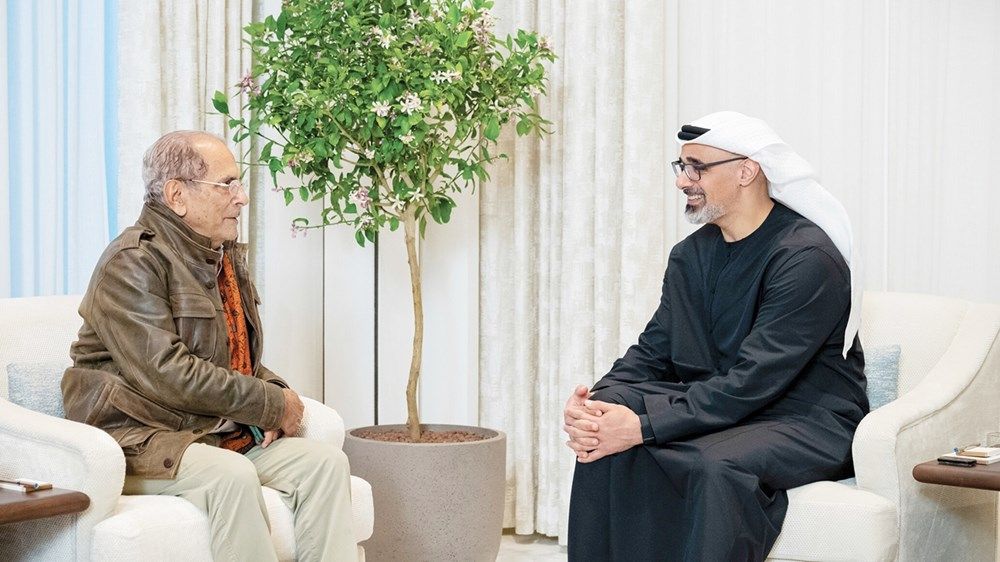 خالد بن محمد بن زايد يلتقي رئيس جمهورية تيمور الشرقية الديمقراطية