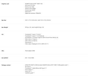 تكنولوجيا: وحدة معالجة الرسوميات الخارجية Gigabyte Aorus RTX 5060 Ti Thunderbolt 5 تصل إلى متاجر التجزئة مع معالج رسوميات من فئة سطح المكتب بذاكرة 16 جيجابايت