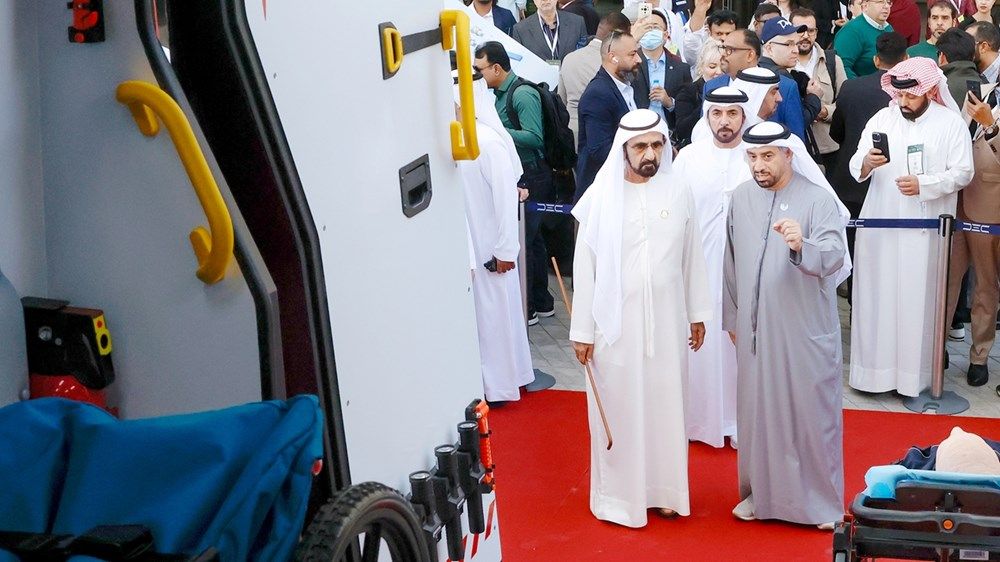 محمد بن راشد يفتتح معرض الصحة العالمي «WHX- دبي 2026»