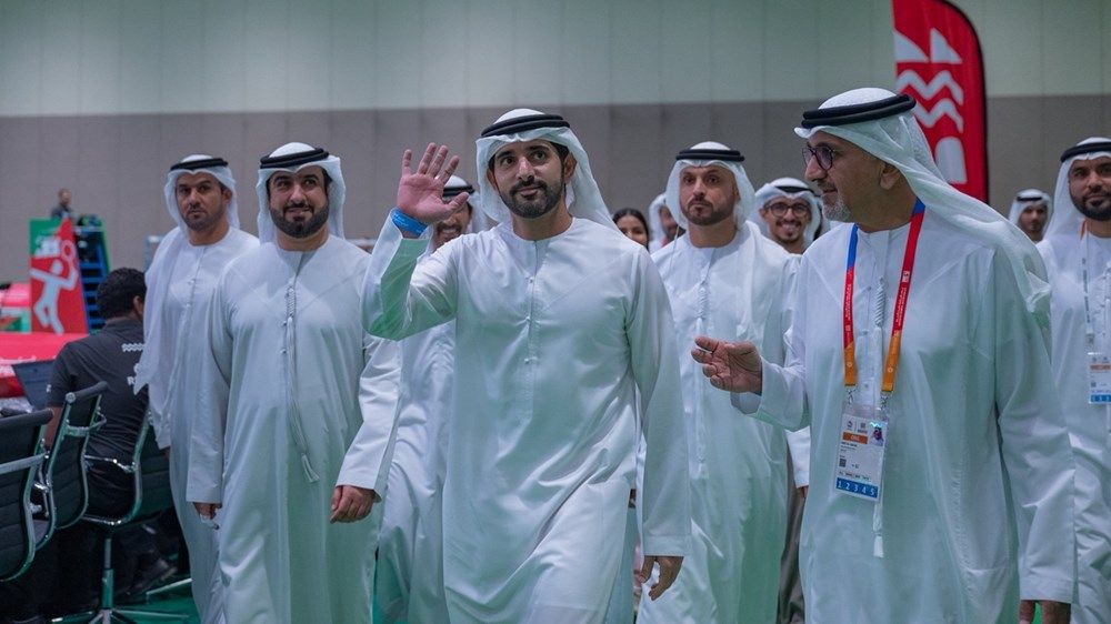حمدان بن محمد يشهد جانباً من منافسات «ألعاب الماسترز أبوظبي 2026»