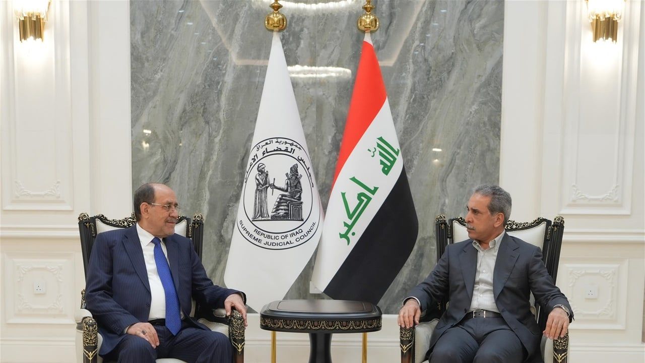 رئيس القضاء يبحث مع المالكي الجهود المبذولة لإكمال الإستحقاقات الدستورية