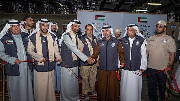 سفير الإمارات لدى مصر يفتتح قسم الغسيل الكلوي بالمستشفى الإماراتي العائم في العريش