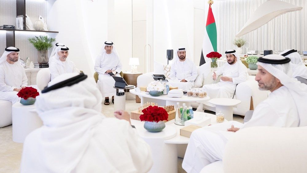 حمدان بن زايد يستقبل وفد وزارة الدفاع ويطّلع على استعدادات عرض «حصن الاتحاد 11»