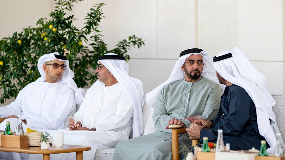 رئيس الدولة يستقبل ناصر بن حمد آل خليفة