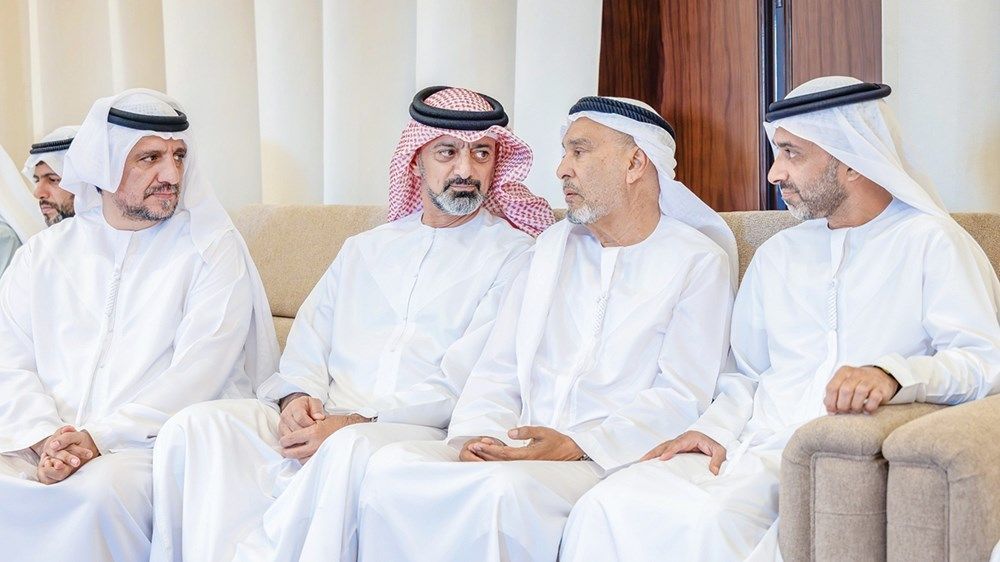 حمدان بن محمد وعمار بن حميد ومنصور بن محمد يعزون في وفاة عبدالمجيد أحمد صديقي