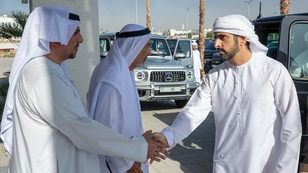 حمدان بن محمد وعمار بن حميد ومنصور بن محمد يعزون في وفاة عبدالمجيد أحمد صديقي