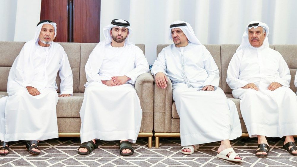 حمدان بن محمد وعمار بن حميد ومنصور بن محمد يعزون في وفاة عبدالمجيد أحمد صديقي