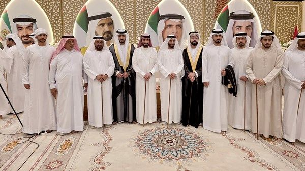 الشيوخ يحضرون حفل أفراح الخاطري في رأس الخيمة