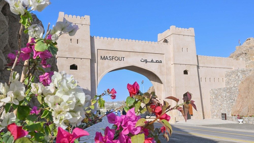 حميد بن راشد النعيمي يفتتح مشروع «بوابة مصفوت»