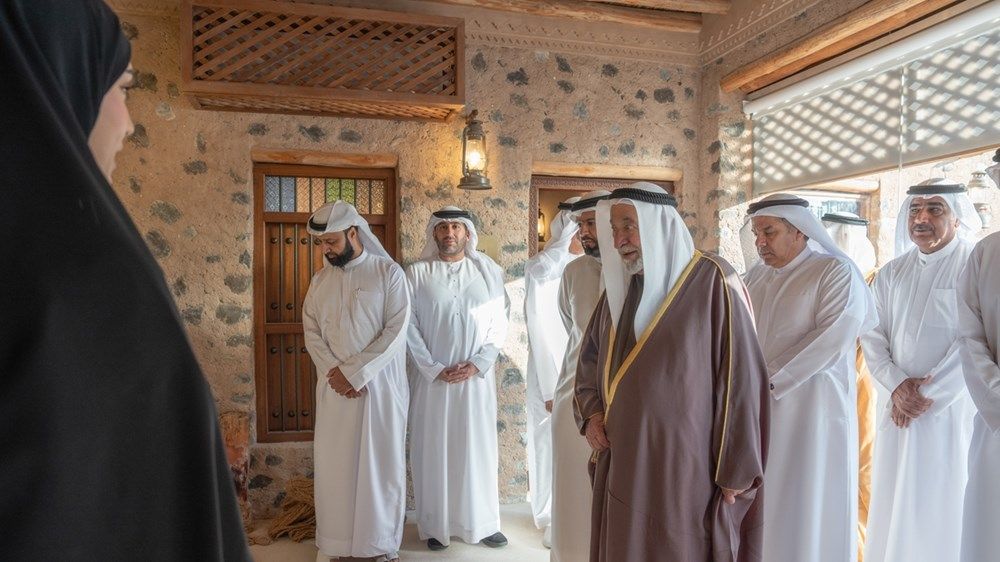 حاكم الشارقة يفتتح حصن فِلي