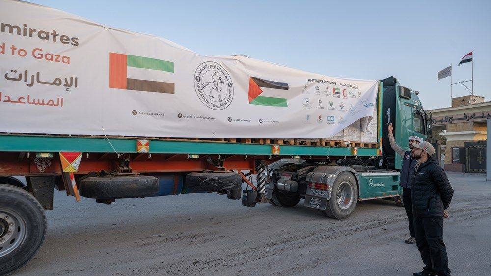 ضمن "الفارس الشهم 3".. قافلة تدخل غزة حاملة أكثر من 290 طنا من المساعدات