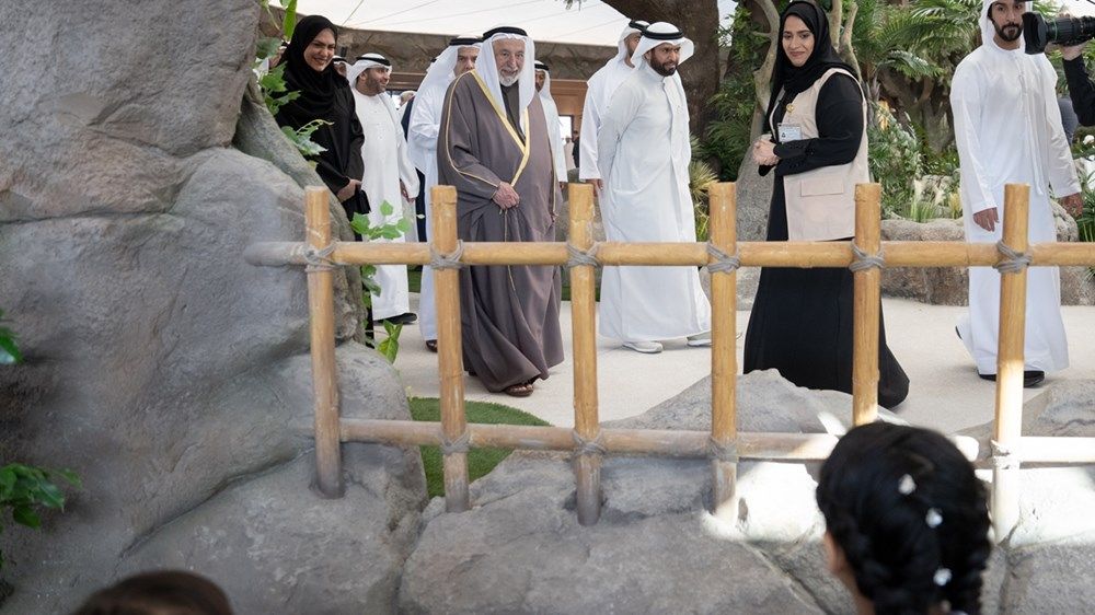 حاكم الشارقة يفتتح مزرعة الحيوانات الأليفة في منطقة فِلي