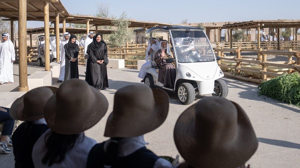 حاكم الشارقة يفتتح مزرعة الحيوانات الأليفة في منطقة فِلي