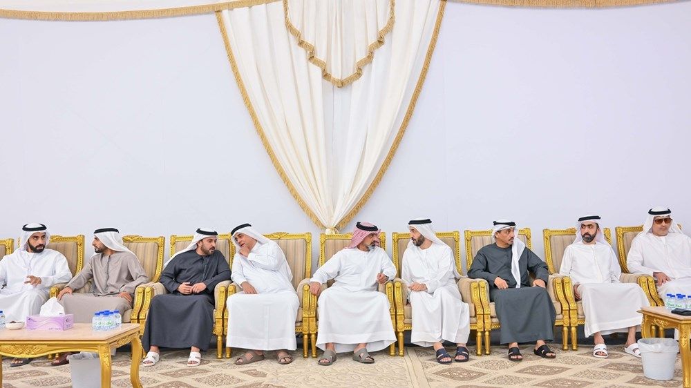 عمار بن حميد يقدّم واجب العزاء في وفاة عبد العزيز محمد ماجد