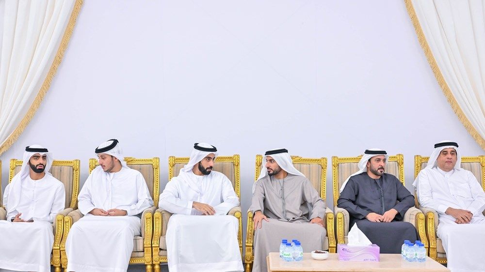 عمار بن حميد يقدّم واجب العزاء في وفاة عبد العزيز محمد ماجد