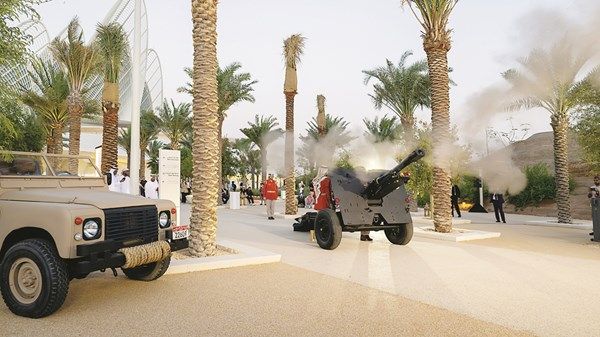 إطلاق مدفع الإفطار لأول مرة في متحف زايد الوطني
