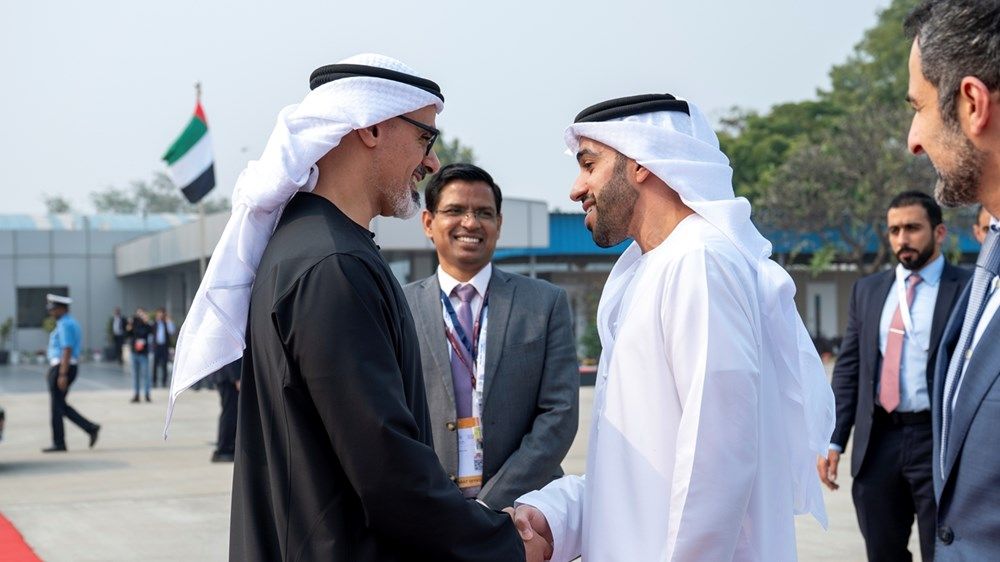ولي عهد أبوظبي يختتم زيارته إلى جمهورية الهند