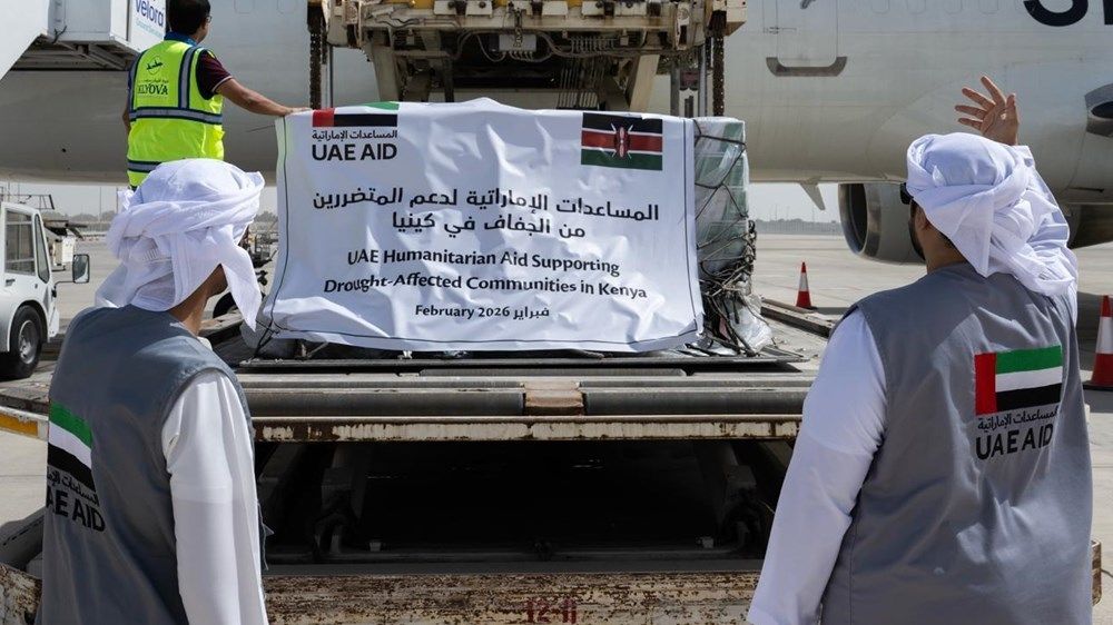 الإمارات ترسل 30 طنا من المساعدات الغذائية لدعم المتضررين من الجفاف في كينيا