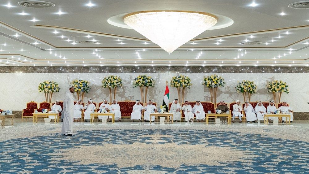 سعود بن صقر يواصل استقبال المهنئين بشهر رمضان المبارك