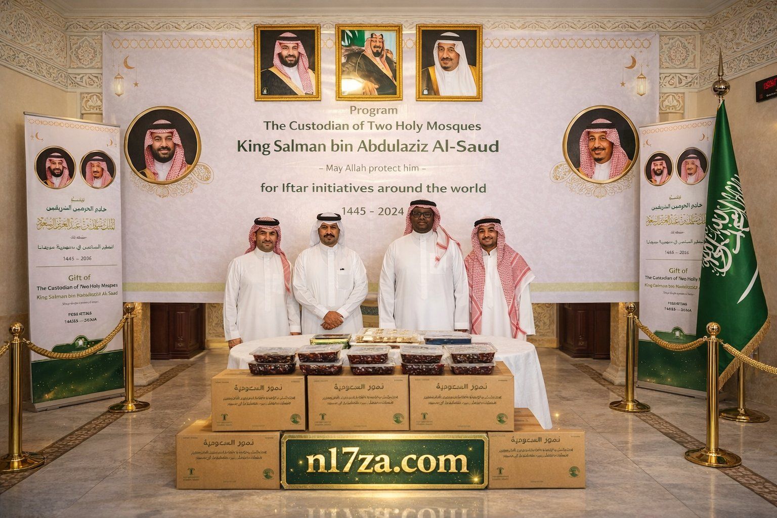 وزارة الشؤون الإسلامية تدشن برنامجي توزيع التمور وتفطير الصائمين في موريتانيا