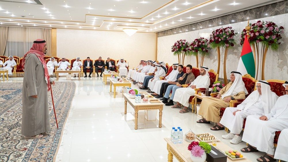 سعود بن صقر يواصل استقبال المهنئين بشهر رمضان المبارك