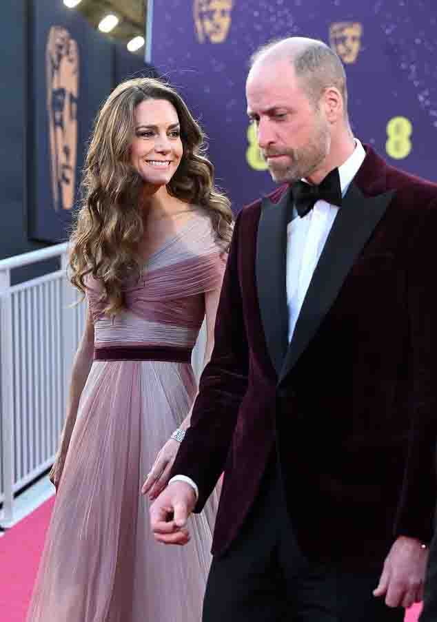 وليام وكيت في حفل جوائز البافتا في أول ظهور بعد اعتقال أندرو… وهذه قائمة الفائزين