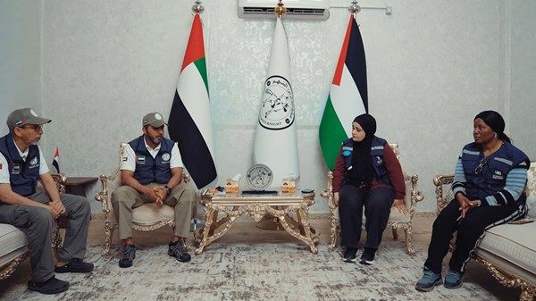 المستشفى الميداني الإماراتي في غزة يستقبل وفداً من منظمة الصحة العالمية