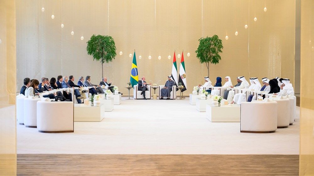 رئيس الدولة والرئيس البرازيلي يبحثان تعزيز التعاون في إطار الشراكة الاستراتيجية بين البلدين