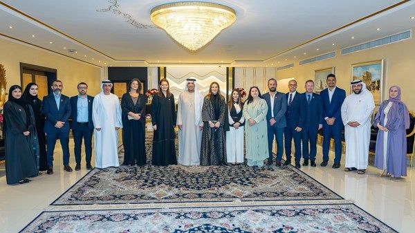 سعود بن صقر يستقبل المهنئين بشهر رمضان المبارك على مأدبة إفطار