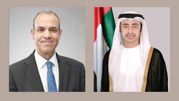 عبدالله بن زايد ووزير الخارجية المصري يبحثان العلاقات الأخوية وتطورات الأوضاع الإقليمية