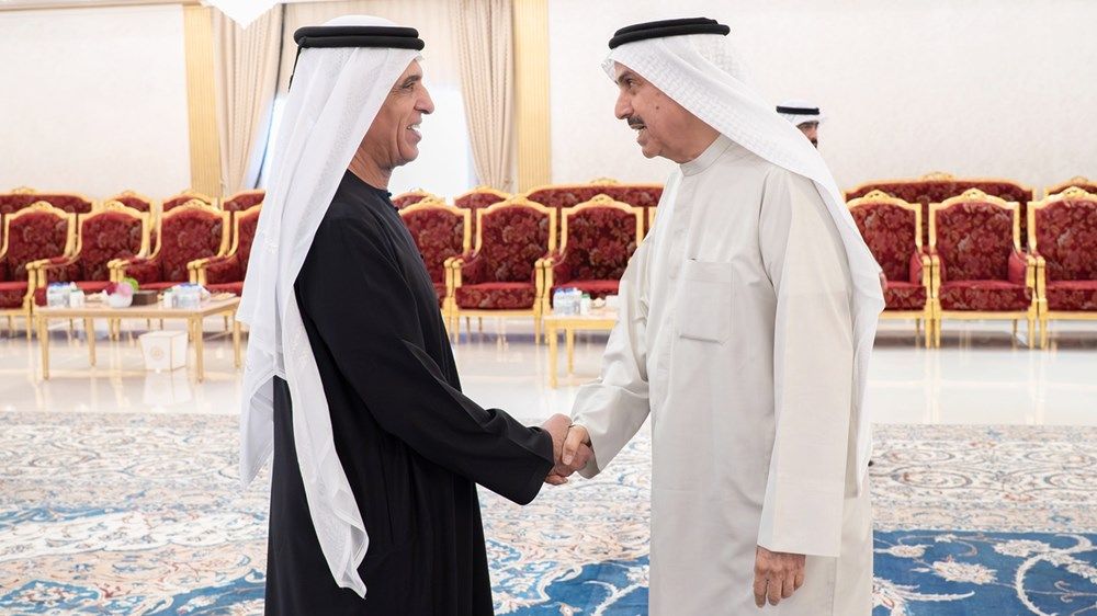 سعود بن صقر يستقبل رئيس وأعضاء المجلس الوطني الاتحادي على مأدبة إفطار